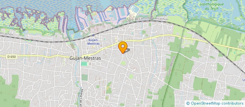 localisation de l'entreprise SCI CAROLINA  GUJAN-MESTRAS