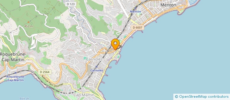 localisation de l'entreprise SCI CAROLINE à ROQUEBRUNE-CAP-MARTIN