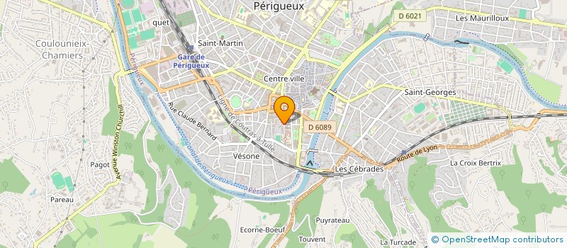 localisation de l'entreprise SCI CAROLINE à PERIGUEUX