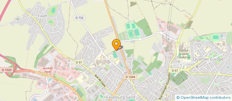 localisation de l'entreprise SCI CAROLINE à SAINT-QUENTIN