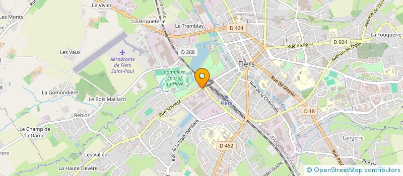 localisation de l'entreprise SCI CAROLINE à FLERS