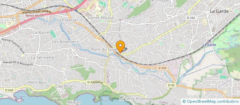 localisation de l'entreprise SCI CAROLINE  LA GARDE