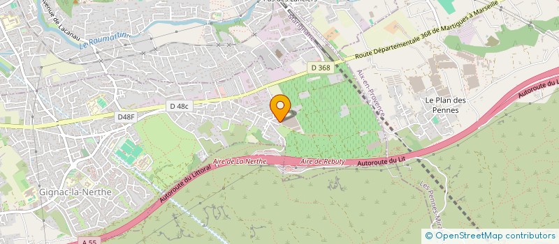 localisation de l'entreprise SCI CAROLINE à GIGNAC-LA-NERTHE