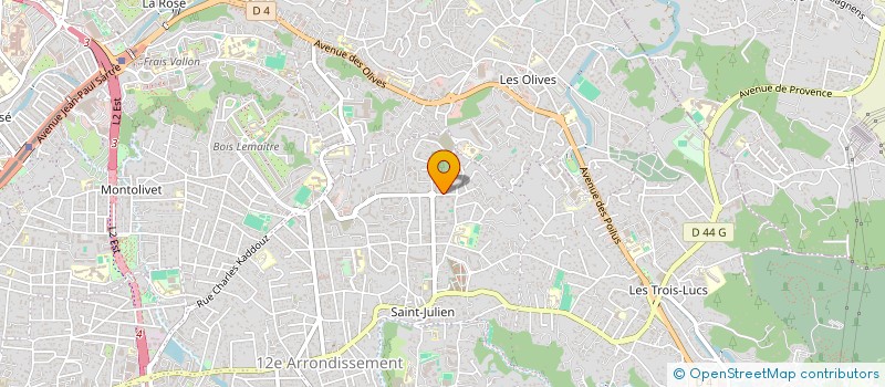localisation de l'entreprise SCI CAROLINE à MARSEILLE