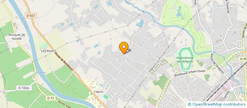 localisation de l'entreprise SCI CAROLINE  MONTAUBAN