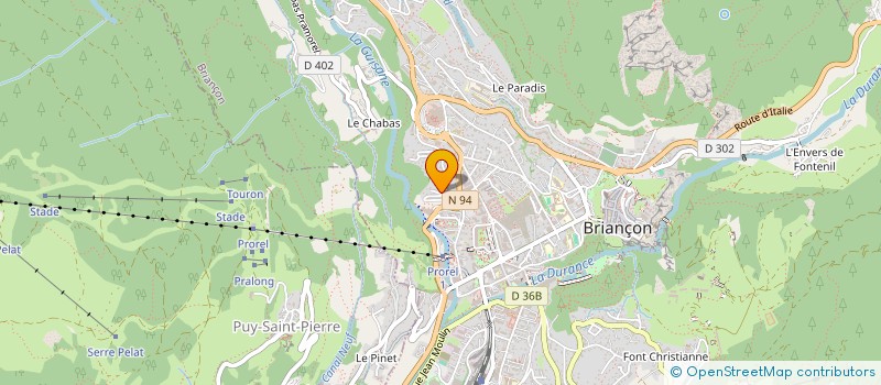 localisation de l'entreprise SCI CAROLINE à BRIANCON