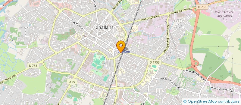 localisation de l'entreprise SCI CAROLINE à CHALLANS