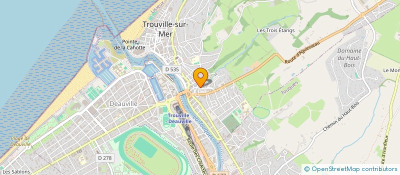localisation de l'entreprise SCI CAROLINE-COTTAGE à TROUVILLE-SUR-MER