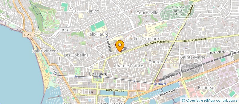 localisation de l'entreprise SCI CAROLINE FLAUBERT à LE HAVRE