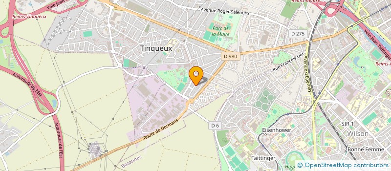 localisation de l'entreprise SCI CAROLINE-JEANNE D'ARC  TINQUEUX