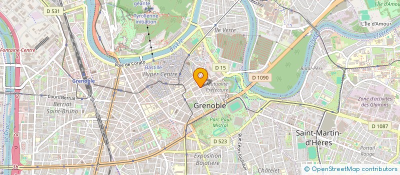 localisation de l'entreprise SCI CAROLINE L à GRENOBLE