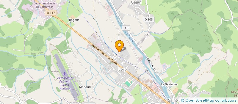 localisation de l'entreprise SCI CAROLINE NOELLE à LORP-SENTARAILLE