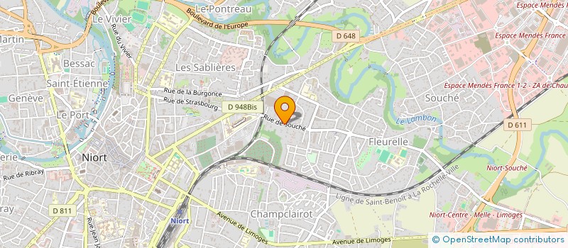 localisation de l'entreprise SCI CAROLINE QUITTE à NIORT