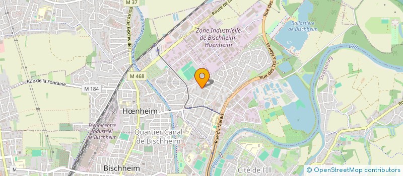 localisation de l'entreprise SCI CAROLIV  HNHEIM