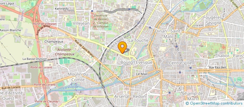 localisation de l'entreprise SCI CAROLUS  RENNES