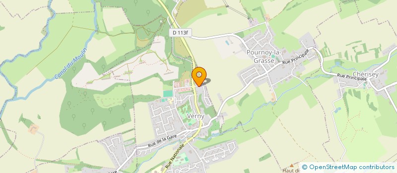 localisation de l'entreprise SCI CAROLYS  VERNY