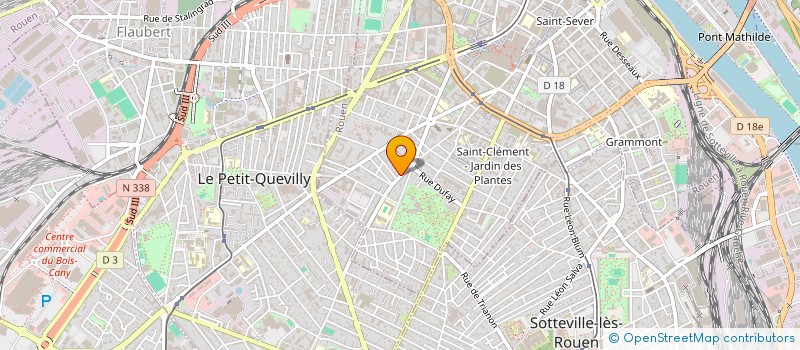 localisation de l'entreprise SCI CAROM à ROUEN