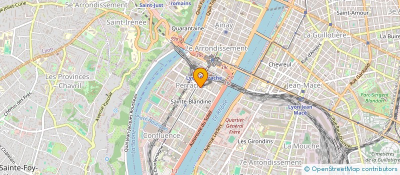 localisation de l'entreprise SCI CAROMA  LYON