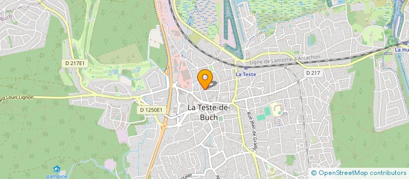 localisation de l'entreprise SCI CAROMA à LA TESTE-DE-BUCH