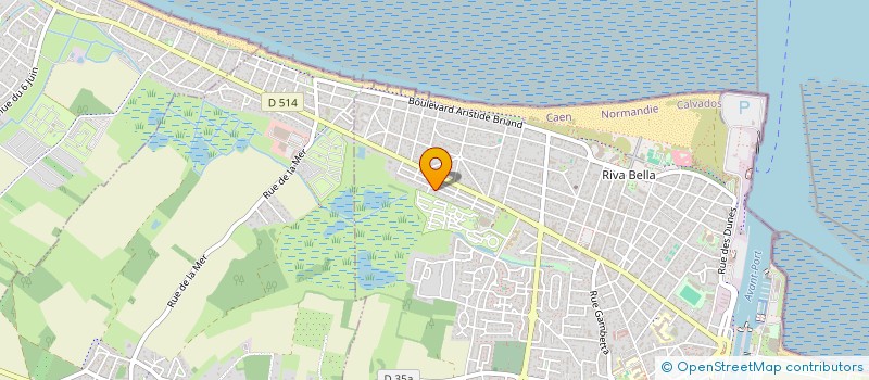 localisation de l'entreprise SCI CAROMINE  OUISTREHAM