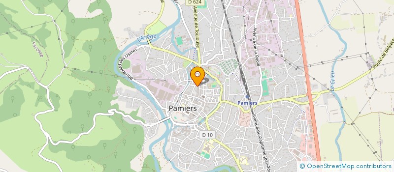localisation de l'entreprise SCI CARON à PAMIERS