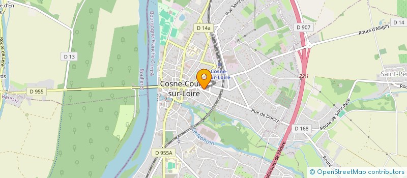 localisation de l'entreprise SCI CARON à COSNE-COURS-SUR-LOIRE