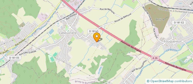 localisation de l'entreprise SCI CARON BOUQUET  LABEUVRIERE