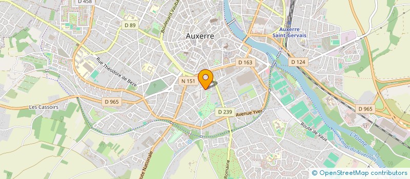 localisation de l'entreprise SCI CARONDELET à DIJON