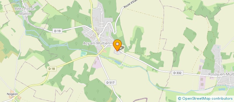 localisation de l'entreprise SCI CAROPA  ACY-EN-MULTIEN