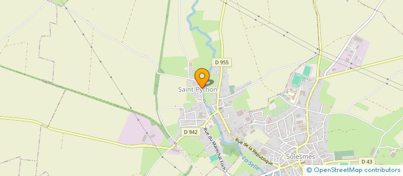 localisation de l'entreprise SCI CAROPAU  SAINT-PYTHON