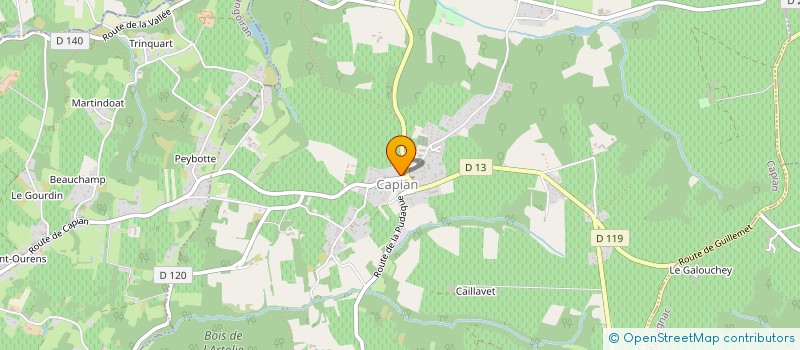 localisation de l'entreprise SCI CAROPAUGUI XIII  LE TOURNE