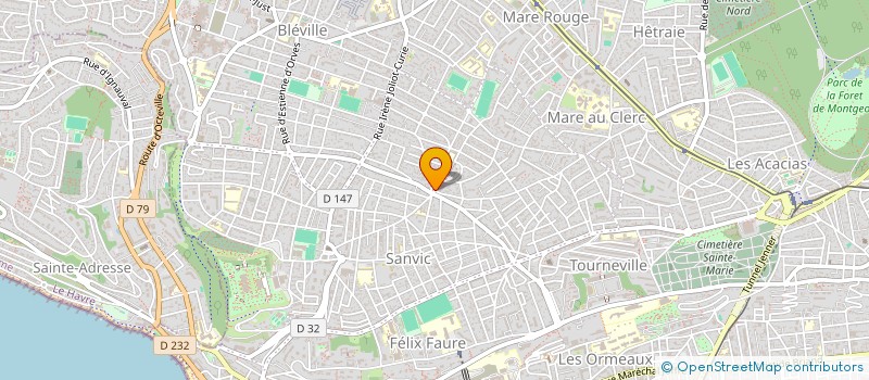 localisation de l'entreprise SCI CAROPHAR à LE HAVRE