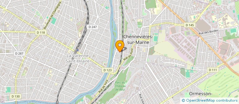 localisation de l'entreprise SCI CAROTTE  CHENNEVIERES-SUR-MARNE