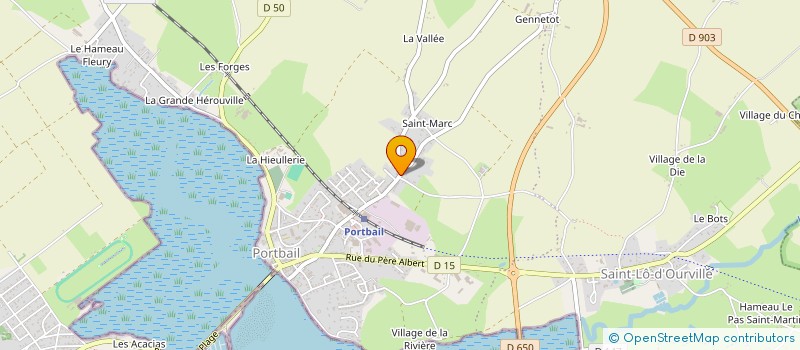 localisation de l'entreprise SCI CAROTTE ET FLOCON  PORT-BAIL-SUR-MER