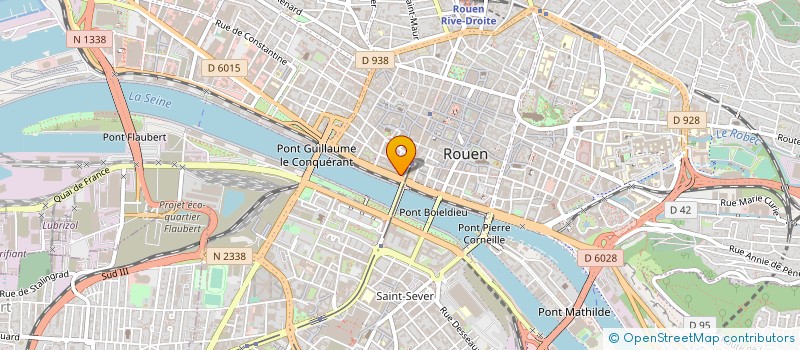 localisation de l'entreprise SCI CAROU à ROUEN