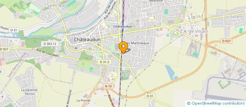 localisation de l'entreprise SCI CAROUBIER à CHATEAUDUN