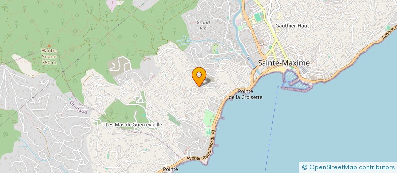 localisation de l'entreprise SCI CAROUBIER VERT à SAINTE-MAXIME