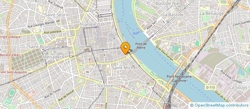 localisation de l'entreprise SCI CAROUSSEL  BORDEAUX