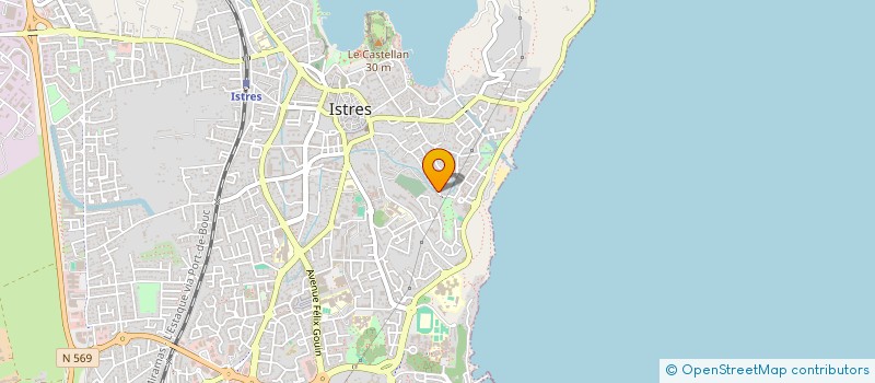 localisation de l'entreprise SCI CAROVALY  ISTRES