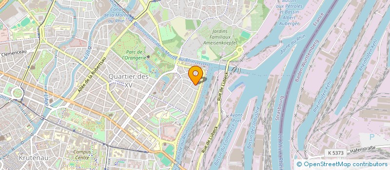 localisation de l'entreprise SCI CARPA  STRASBOURG