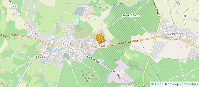 localisation de l'entreprise SCI CARPAIXDIAIME à BAGES