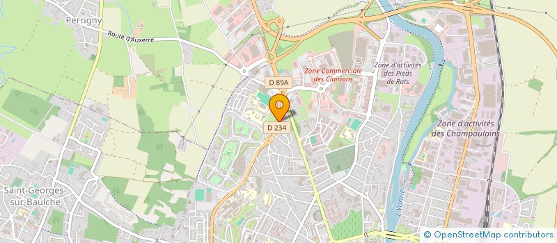 localisation de l'entreprise SCI CARPAT à AUXERRE