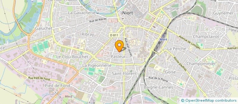 localisation de l'entreprise SCI CARPAT  NIORT