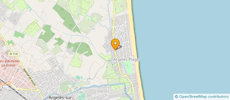 localisation de l'entreprise SCI CARPE DIEM à ARGELES-SUR-MER