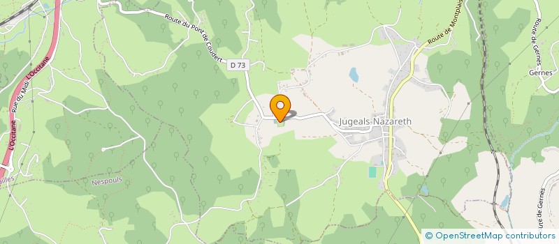 localisation de l'entreprise SCI CARPE DIEM  JUGEALS-NAZARETH