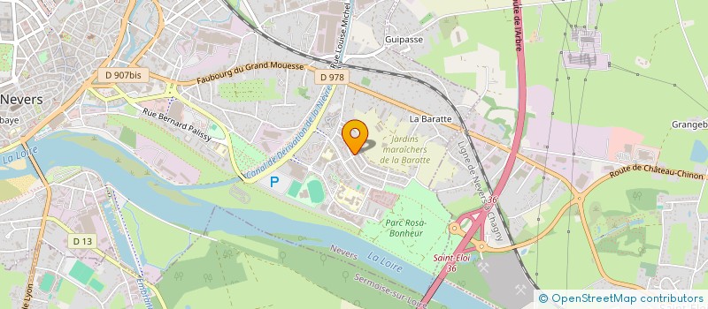 localisation de l'entreprise SCI CARPE DIEM à NEVERS