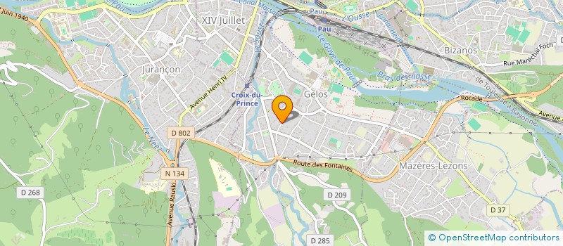 localisation de l'entreprise SCI CARPE DIEM  GELOS