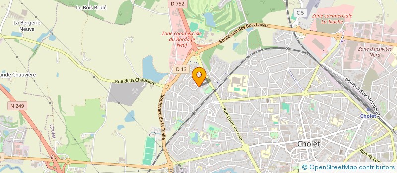 localisation de l'entreprise SCI CARPE DIEM à CHOLET