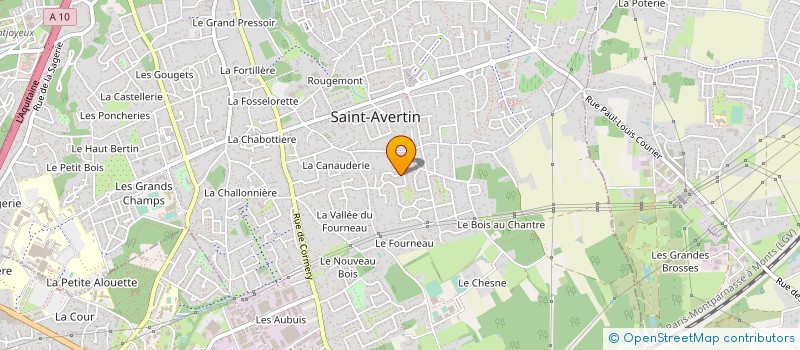 localisation de l'entreprise SCI CARPE DIEM  SAINT-AVERTIN