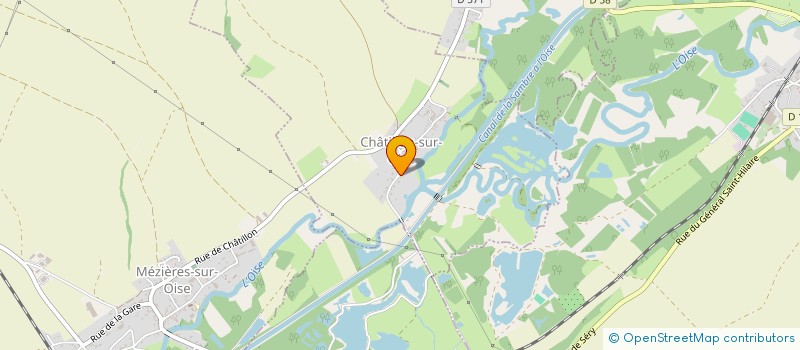 localisation de l'entreprise SCI CARPE DIEM  CHATILLON-SUR-OISE